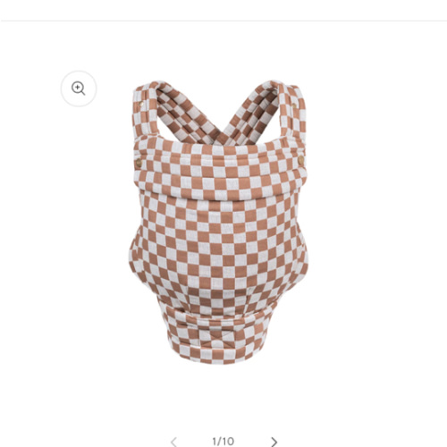 The Monarch Carrier - Mocha Check – Mabē