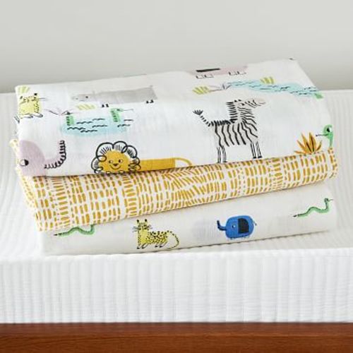 Super Safari Swaddle Set | West Elm