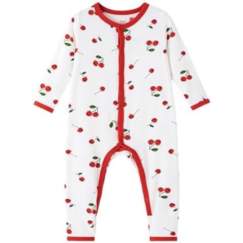 Baby Romper Infant Boys Girls Long Sleeve One Piece Rompers Viscose from Bamboo Pajamas Toddlers Sleeper
