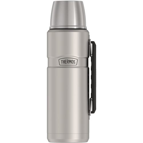 THERMOS Stainless King Vacuum-Insulated Beverage Bottle, 40 Ounce, Matte Stainless Steel