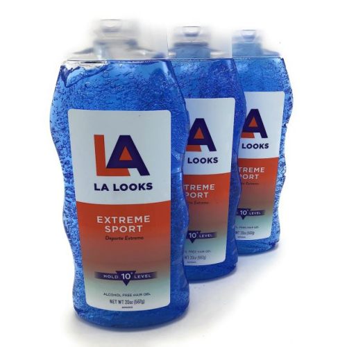 L.A. LOOKS Hair Gel, 3-pack