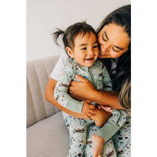 One More Story Zip Romper