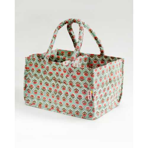Floral Print Nappy Caddy
