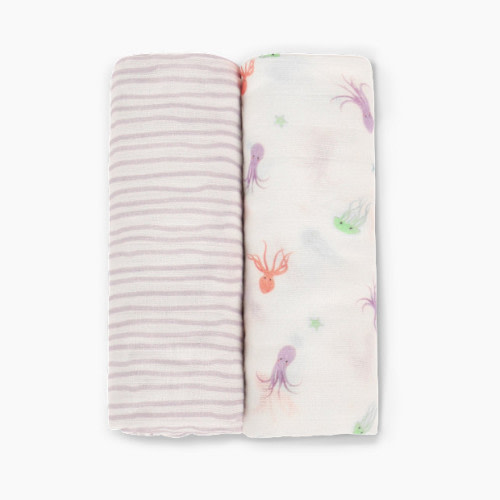 Bamboo Little Swaddle Set - Octopus