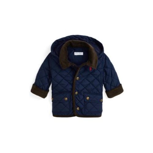 Ralph Lauren Baby Boys Hooded Barn Jacket - Navy, 18m