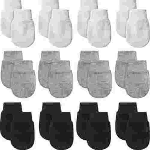 12 Pairs Newborn Baby Mittens Infant Toddler Gloves No Scratch Mittens Gloves for 0-6 Months Baby Boys Girls