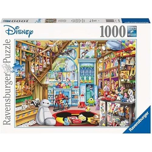 Ravensburger Disney-Pixar Toy Store Jigsaw Puzzle - 1000 Piece Puzzle for Adults and Kids | Unique Softclick Technology | Eco-Friendly Material | FSC Certified