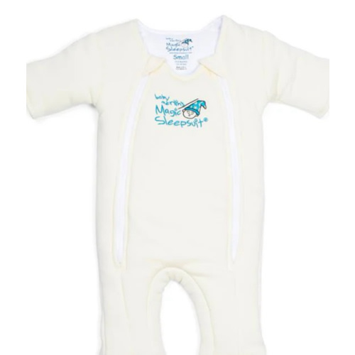 Cream Baby Merlin’s Magic Sleepsuit | Soft 100% Cotton Infant Sleepsuit