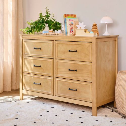 DaVinci Charlie 6-Drawer Double Dresser - Gray