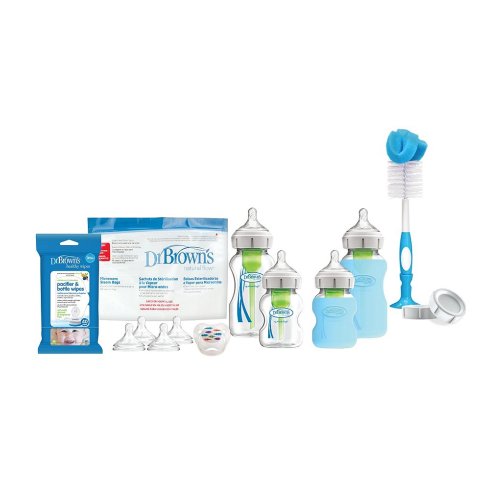 Dr. Brown's Options+ Glass Baby Bottle Starter Gift Set