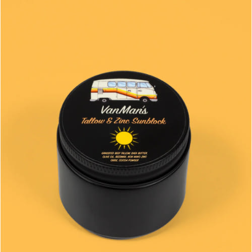 Chemical Free Zinc & Tallow Sunscreen - VanMan