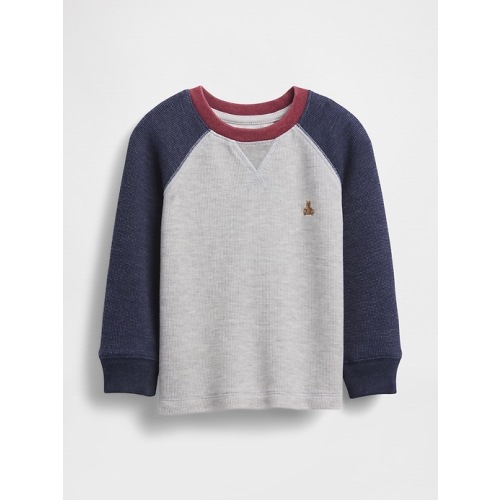 Baby & Toddler Textured Crewneck | Gap