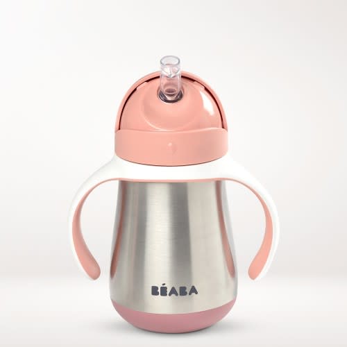 Beaba Stainless-Steel Straw Sippy Cup