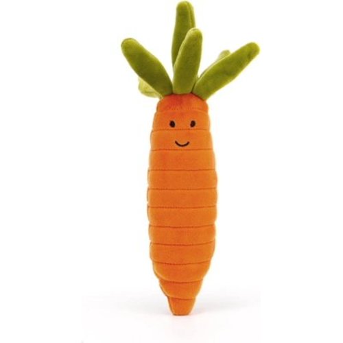 Jellycat Vivacious Vegetable Carrot Stuffed Toy, 6.5 inches | Vegetable Plush | Great Gift Idea For Women Cute Jellycat Stuffed Animals Best Kids Toys jellycat Birthday Gifts For Girl