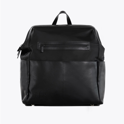 BÉIS 'The Diaper Backpack' in Black - Black Diaper Bag & Diaper Backpack