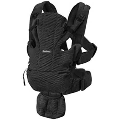 BabyBjörn Baby Carrier Free, 3D Mesh, Black