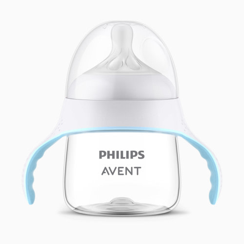 Philips Avent Natural Trainer Sippy Cup with Fast Flow Nipple and Soft Spout - Clear, 5 Oz