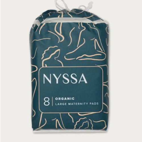 Organic Cotton Cover Pads for Postpartum Recovery – Ultra-Soft, Natural, Essential Care – Nyssa