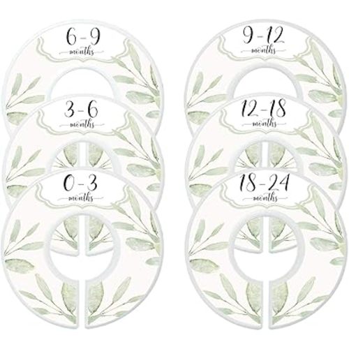 Baby Girl Clothes Dividers Nursery Closet Dividers Closet Organizers Botanical