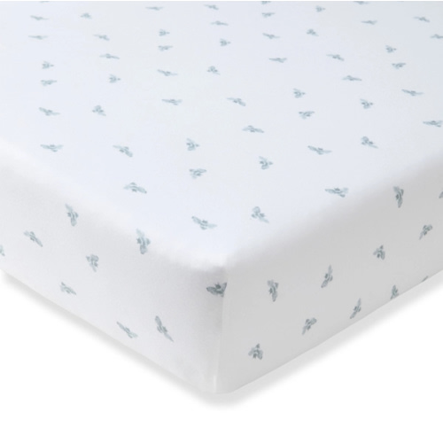 Golden Bee Organic Cotton Fitted Crib Sheet Quarry