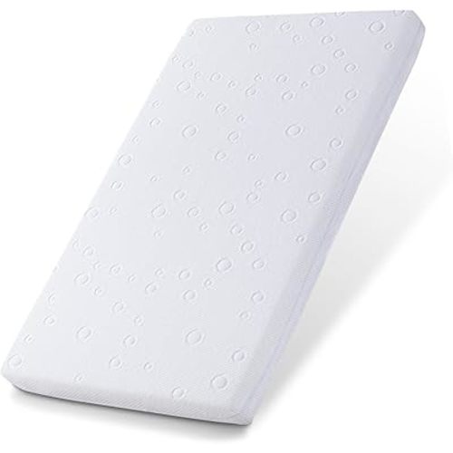 Pack and Play Mattress, 38" x 26" x 1.5" Pack N Play Mattress Topper, Dual Sided Comfort Gel Memory Foam Mattress with Removable Breathable Soft Cover, Playard Mattress for 38” x 26” playard