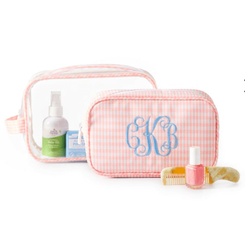 2-in-1 Travel Clear Pouch Set