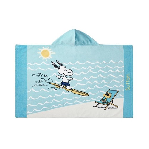 Peanuts® Snoopy® Surf Kid Beach Hooded Towel | Pottery Barn Kids