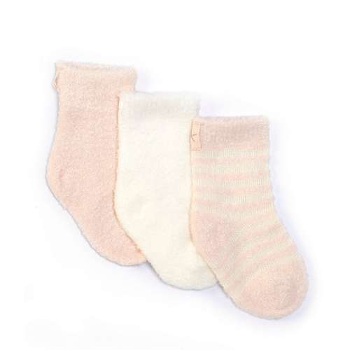 Barefoot Dreams Baby Newborn-6 Months CozyChic Lite® Socks 3-Pack