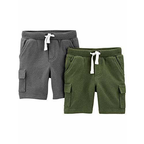 Simple Joys by Carter's Boys' Knit Cargo Shorts, Pack of 2