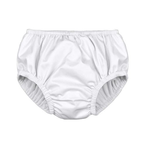 green sprouts Unisex Baby Pull-up Reusable Absorbent Swim Diaper, White, 18 Month