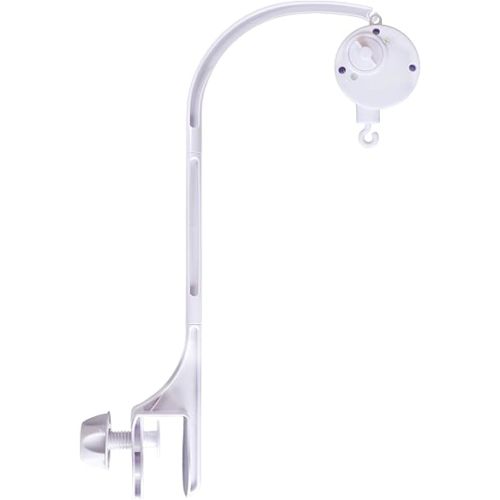 Baby Crib Mobile Arm with Music Box Spin Motor（24 inch ）, AICMEI Nursery Decor Hanger -DIY Toy Decoration Move Bracket，Double nut Adjustment and Fixing