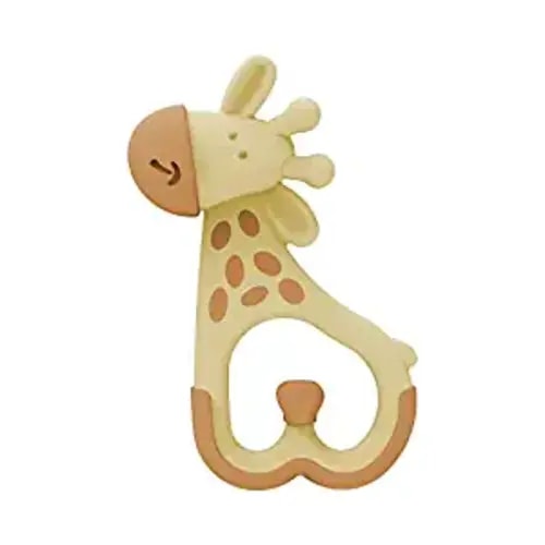 Dr. Brown's Ridgees Giraffe, Massaging Baby Teether, Designed by a Pediatric Dentist, BPA Free,3m+ - Ridgees Massaging Teether, Giraffe, 3m+