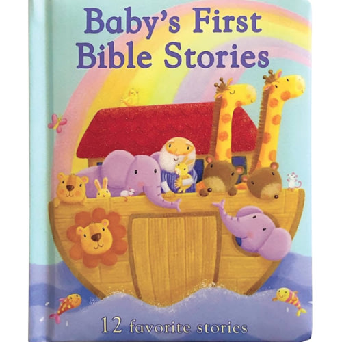 Baby's First Bible Stories Padded Board Book - Gift for Easter, Christmas, Communions, Newborns, Birthdays, Beginner Bible