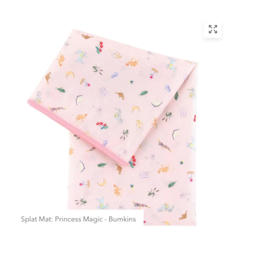 Disney Little Princess Splat Mat For Catching Messes | Bumkins