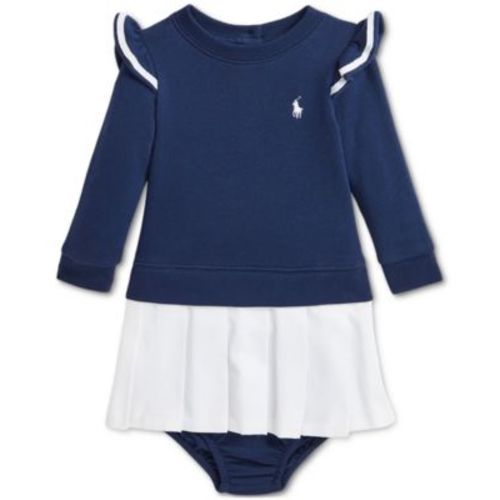 Baby Pleated Sweatshirt Dress