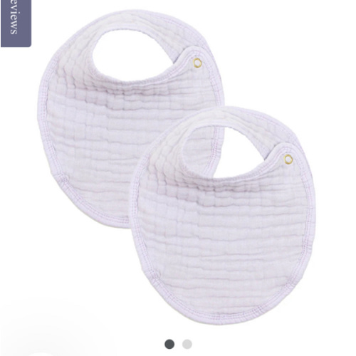 Cloud Muslin™ Bib 2 Pack - Lilac – Lou Lou & Company