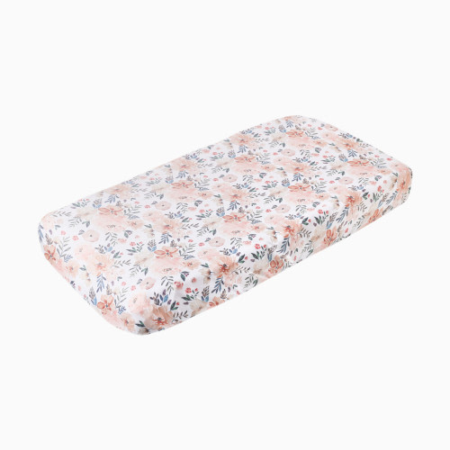 Copper Pearl Printed Premium Knit Diaper Changing Pad Cover - Autumn