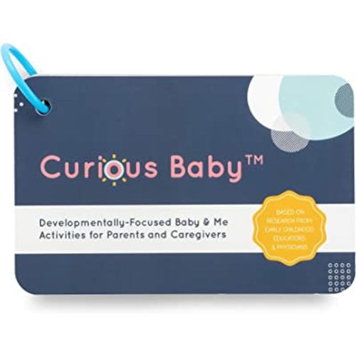 Curious Baby™ Award Winning 40+ Activities for Baby & Me (0-12 Months) | Developmentally-Focused and Stimulating Creative Playtime Ideas for Baby & Me | Includes Black/White High-Contrast Cards
