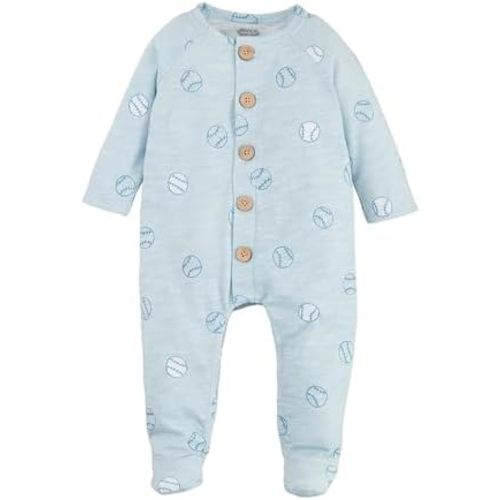 Mud Pie Baby Boys Children's Baseball Print Sleeper