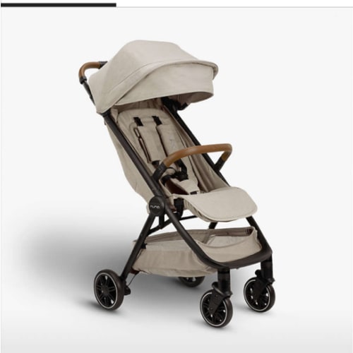 Nuna ® TRVL ™ Hazelwood Light Brown Compact Travel Baby Stroller