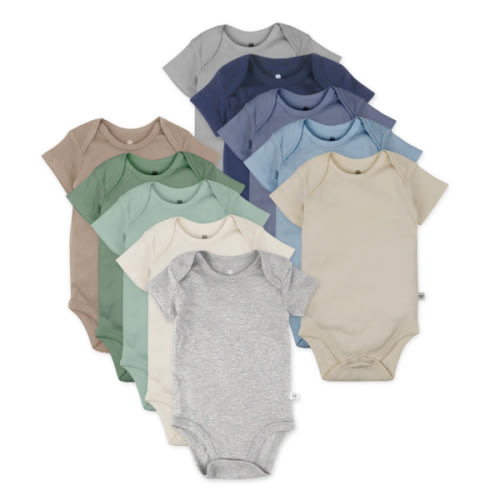 10-Pack Organic Cotton Short Sleeve Bodysuits | Honest Baby Clothing