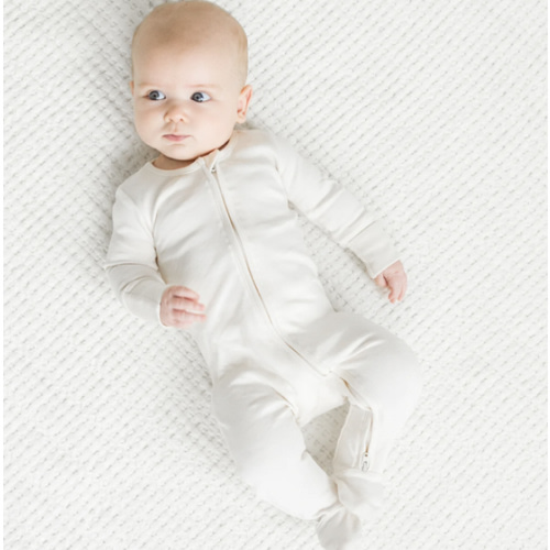 Colored Organics Peyton Solid Zipper Sleeper