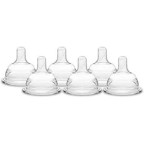 Playtex Baby NaturaLatch Nipples, Medium Flow, 6 Count(Pack of 1)