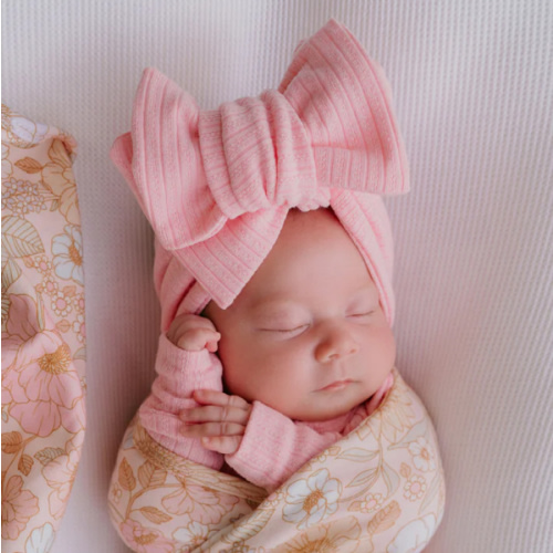Oversized Topknot | Peony Rib Pointelle – Little and Fern