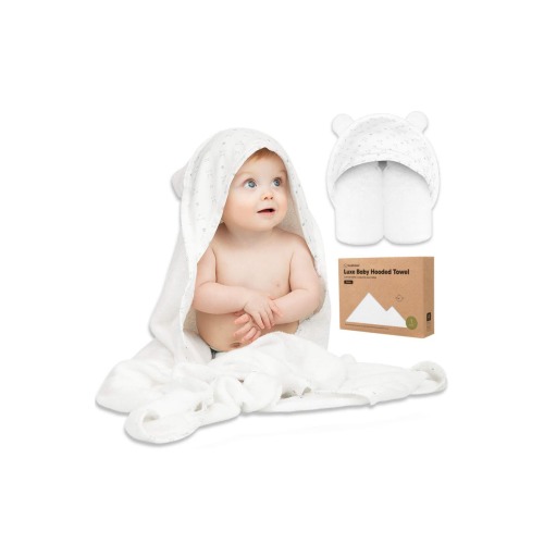 Luxe Baby Hooded Towel, Medium