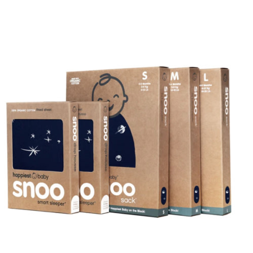 SNOO Sleep Sack Bundle in Small, Medium, Large Sizes and Sheets – Happiest Baby