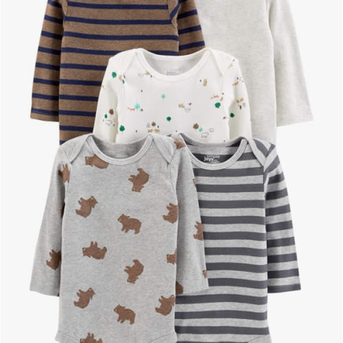 Simple Joys by Carter's Unisex Babies' Long-Sleeve Bodysuit
