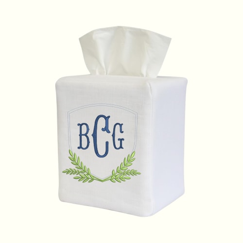 Embroidery Tissue Box Cover