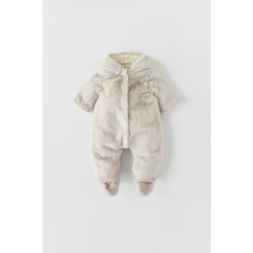 Zara Faux Fur Romper