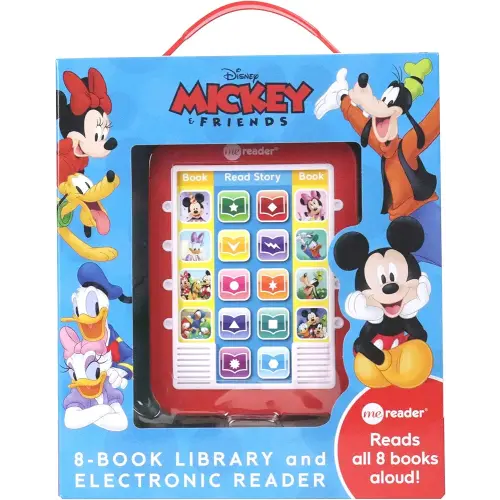 Disney Mickey Mouse - Me Reader Electronic Reader and 8 Sound Book Library - PI Kids